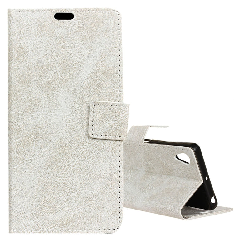 For Sony Xperia XA1 Plus Crazy Horse Texture PU Leather Protection Back Cover Case