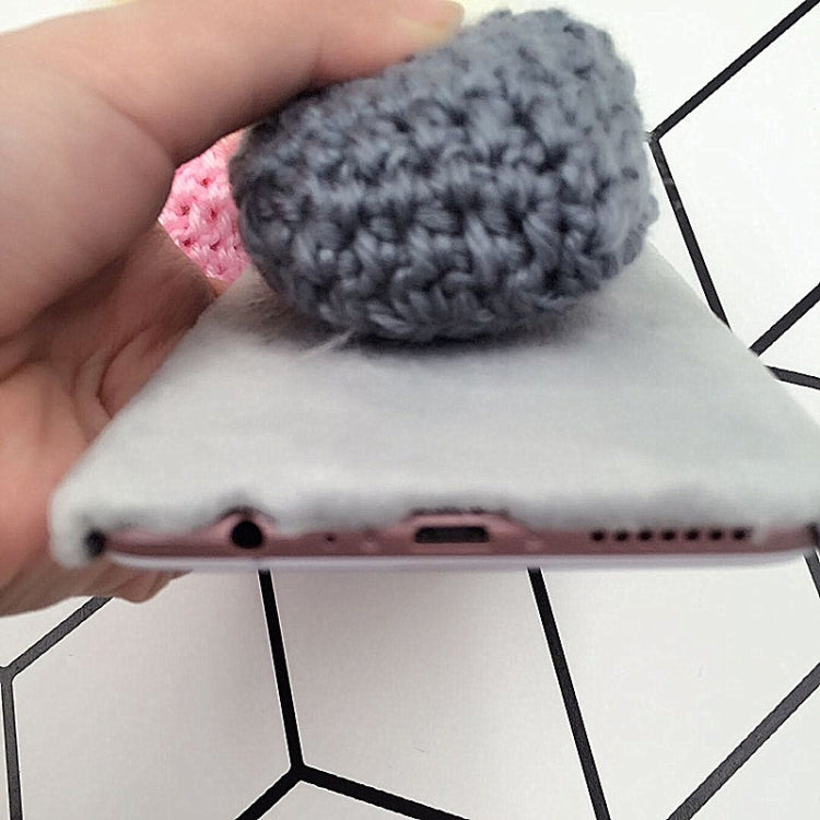 Vivo X9 3D LOVE forly Cat Squeeze Out Sound Plush Protective Back Cover Case(Grey)