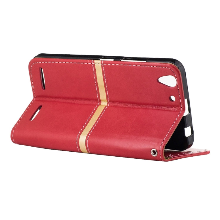 For Lenovo K5 Crazy Horse Texture Horizontal Flip PU Leather Case with Holder & Card Slots & Wallet & Photo Frame & Lanyard