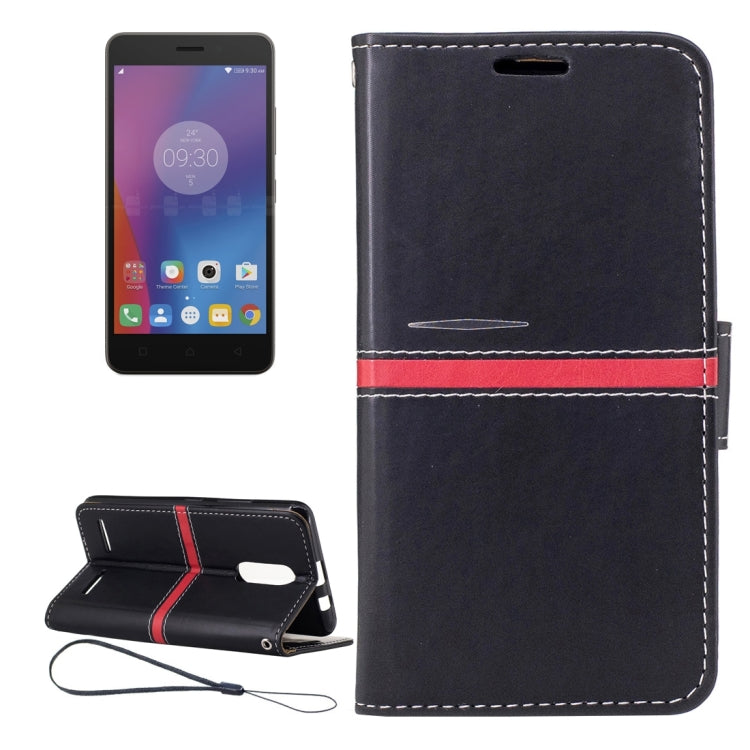 For Lenovo K6 Crazy Horse Texture Horizontal Flip PU Leather Case with Holder & Card Slots & Wallet & Photo Frame & Lanyard