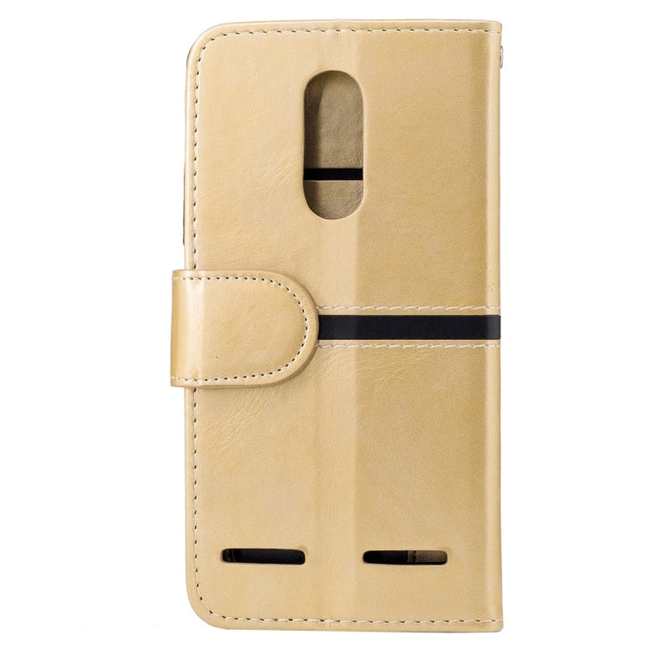 For Lenovo K6 Crazy Horse Texture Horizontal Flip PU Leather Case with Holder & Card Slots & Wallet & Photo Frame & Lanyard