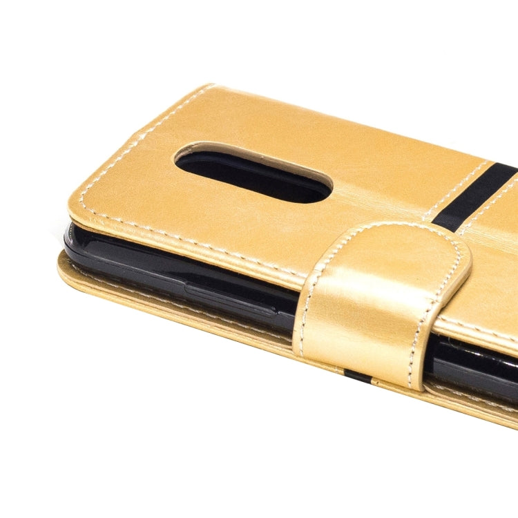 For Lenovo K6 Crazy Horse Texture Horizontal Flip PU Leather Case with Holder & Card Slots & Wallet & Photo Frame & Lanyard