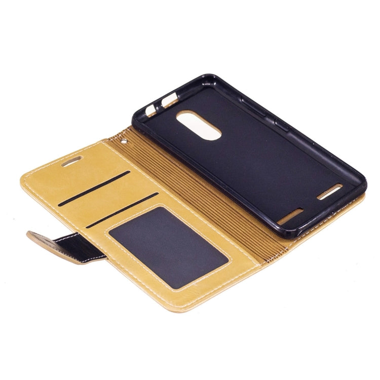 For Lenovo K6 Crazy Horse Texture Horizontal Flip PU Leather Case with Holder & Card Slots & Wallet & Photo Frame & Lanyard