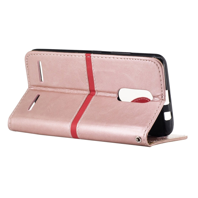 For Lenovo K6 Crazy Horse Texture Horizontal Flip PU Leather Case with Holder & Card Slots & Wallet & Photo Frame & Lanyard