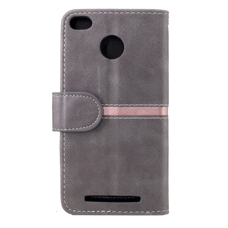 For Xiaomi  Redmi 3S Crazy Horse Texture Horizontal Flip PU Leather Case with Holder & Card Slots & Wallet & Photo Frame & Lanyard