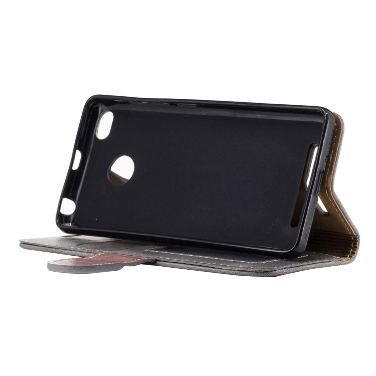 For Xiaomi  Redmi 3S Crazy Horse Texture Horizontal Flip PU Leather Case with Holder & Card Slots & Wallet & Photo Frame & Lanyard