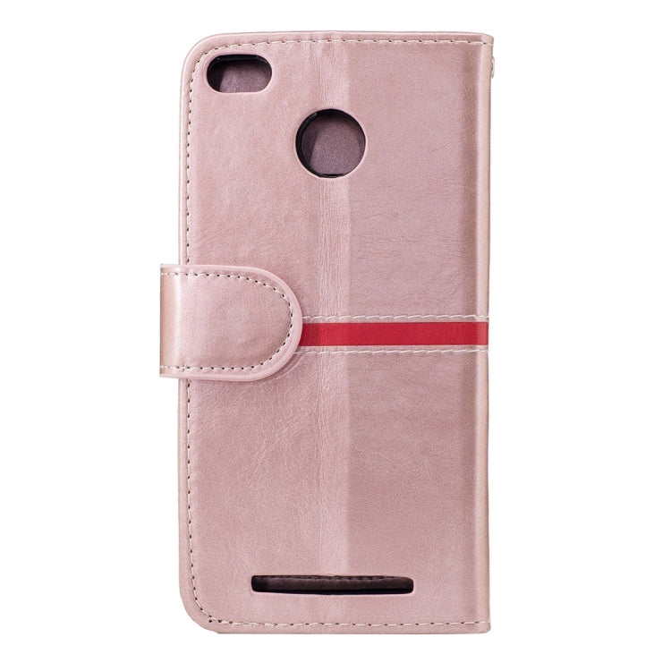 For Xiaomi  Redmi 3S Crazy Horse Texture Horizontal Flip PU Leather Case with Holder & Card Slots & Wallet & Photo Frame & Lanyard