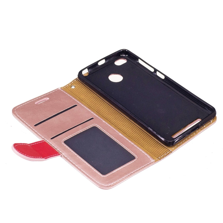For Xiaomi  Redmi 3S Crazy Horse Texture Horizontal Flip PU Leather Case with Holder & Card Slots & Wallet & Photo Frame & Lanyard