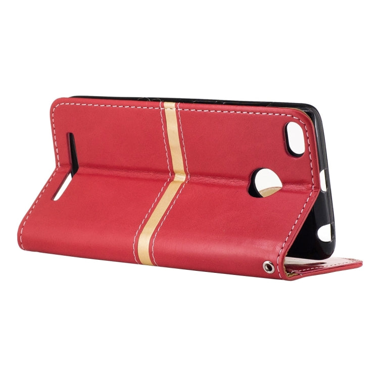 For Xiaomi  Redmi 3S Crazy Horse Texture Horizontal Flip PU Leather Case with Holder & Card Slots & Wallet & Photo Frame & Lanyard