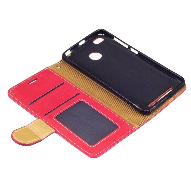 For Xiaomi  Redmi 3S Crazy Horse Texture Horizontal Flip PU Leather Case with Holder & Card Slots & Wallet & Photo Frame & Lanyard