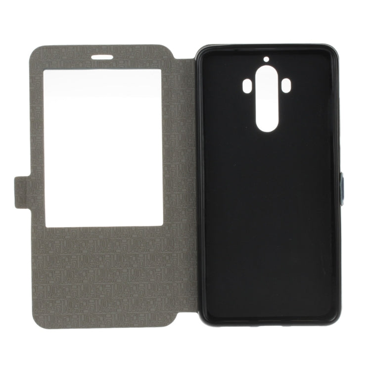 For Huawei  Mate 9 Frosted Texture Horizontal Flip Leather Case with Holder & Call Display ID & Sleep / Wake-up Function