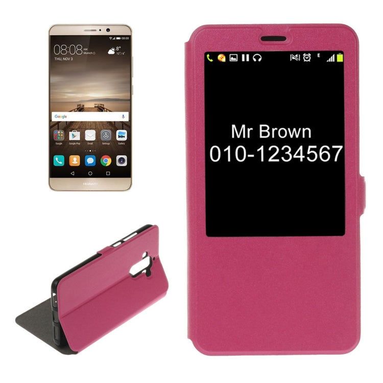 For Huawei  Mate 9 Frosted Texture Horizontal Flip Leather Case with Holder & Call Display ID & Sleep / Wake-up Function