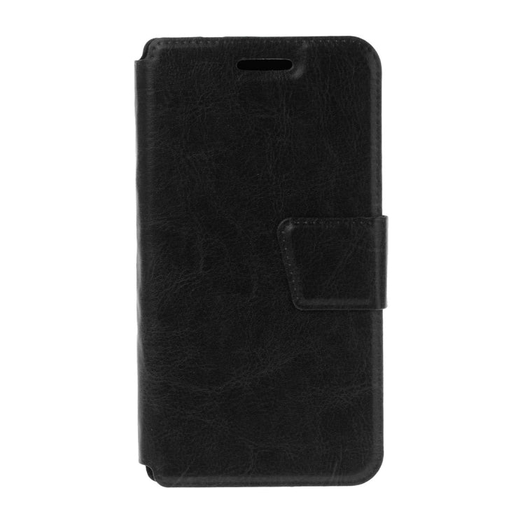 For Lenovo  K6 Crazy Horse Texture Horizontal Flip Leather Case with Holder & Card Slots