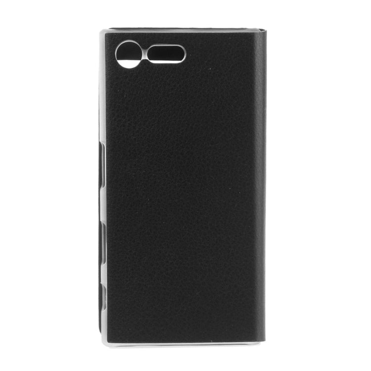 For Sony Xperia X Compact Litchi Texture Horizontal Flip Leather Case with Call Display ID
