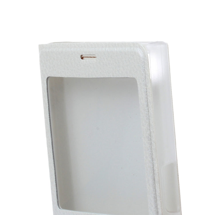 For Sony Xperia X Compact Litchi Texture Horizontal Flip Leather Case with Call Display ID