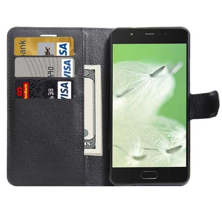 For Wiko U Feel Go Litchi Texture Horizontal Flip Leather Case with Holder & Card Slots & Wallet