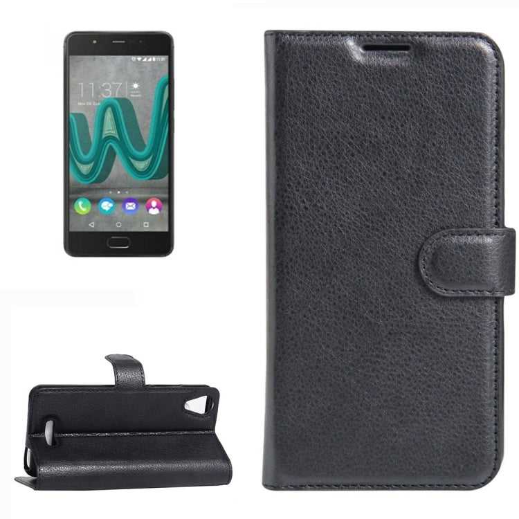 For Wiko U Feel Go Litchi Texture Horizontal Flip Leather Case with Holder & Card Slots & Wallet