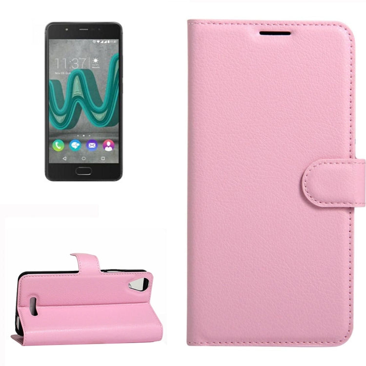 For Wiko U Feel Go Litchi Texture Horizontal Flip Leather Case with Holder & Card Slots & Wallet