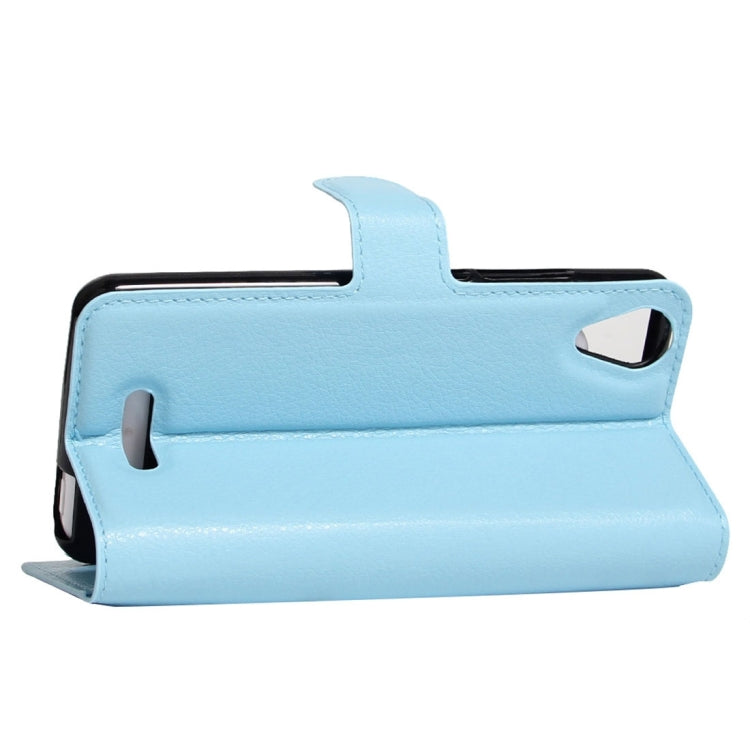 For Wiko U Feel Go Litchi Texture Horizontal Flip Leather Case with Holder & Card Slots & Wallet