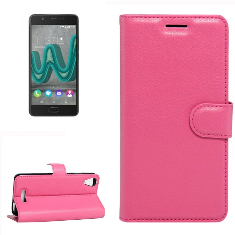 For Wiko U Feel Go Litchi Texture Horizontal Flip Leather Case with Holder & Card Slots & Wallet