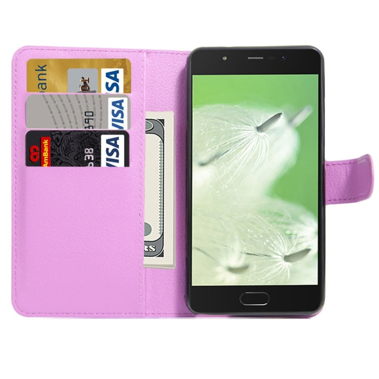 For Wiko U Feel Go Litchi Texture Horizontal Flip Leather Case with Holder & Card Slots & Wallet