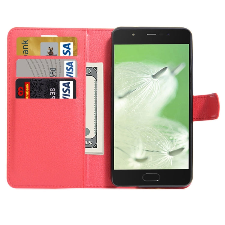 For Wiko U Feel Go Litchi Texture Horizontal Flip Leather Case with Holder & Card Slots & Wallet