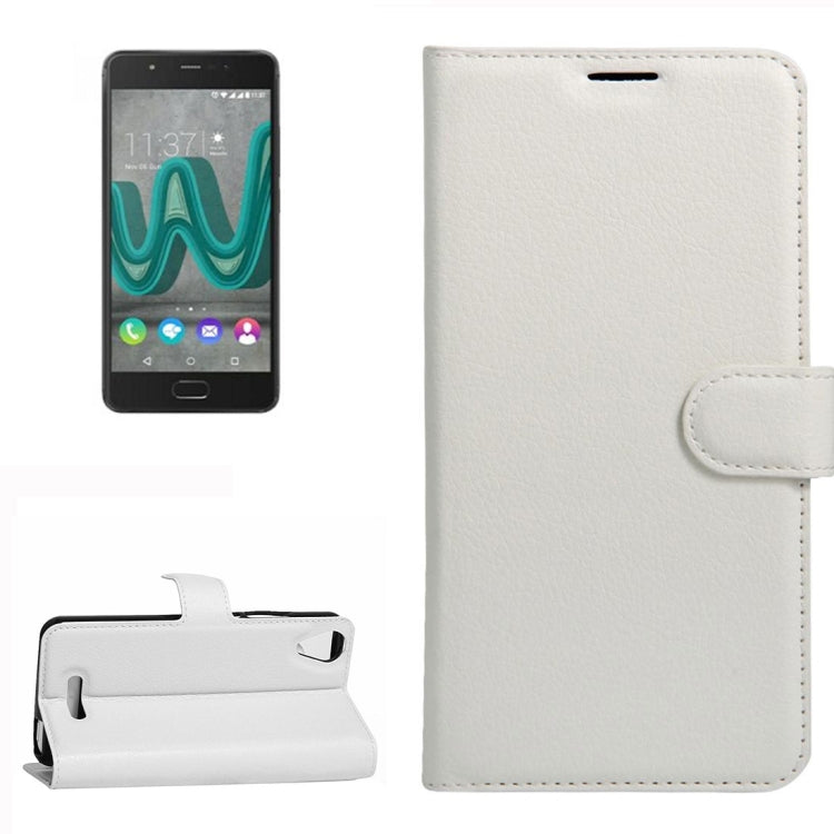 For Wiko U Feel Go Litchi Texture Horizontal Flip Leather Case with Holder & Card Slots & Wallet