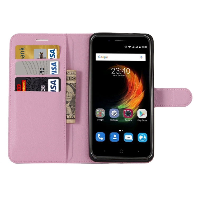 For ZTE  Blade A610 Plus Litchi Texture Horizontal Flip Leather Case with Holder & Card Slots & Wallet
