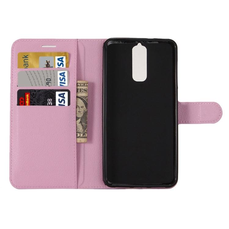 For ZTE  Blade A610 Plus Litchi Texture Horizontal Flip Leather Case with Holder & Card Slots & Wallet