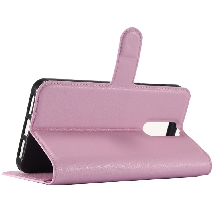 For ZTE  Blade A610 Plus Litchi Texture Horizontal Flip Leather Case with Holder & Card Slots & Wallet