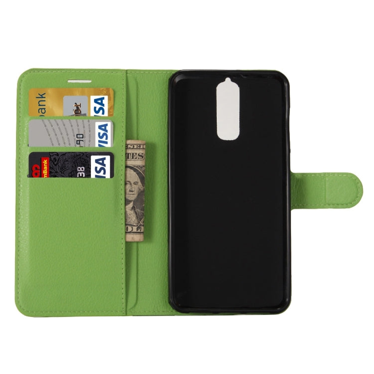 For ZTE  Blade A610 Plus Litchi Texture Horizontal Flip Leather Case with Holder & Card Slots & Wallet