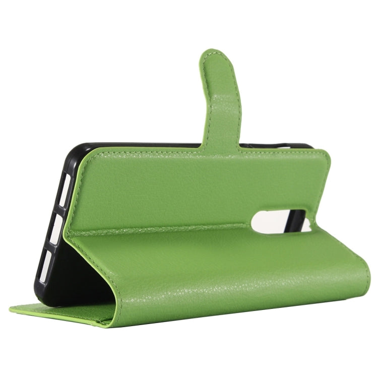 For ZTE  Blade A610 Plus Litchi Texture Horizontal Flip Leather Case with Holder & Card Slots & Wallet