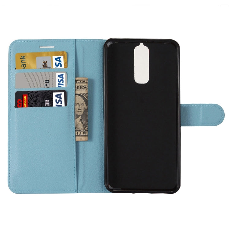 For ZTE  Blade A610 Plus Litchi Texture Horizontal Flip Leather Case with Holder & Card Slots & Wallet