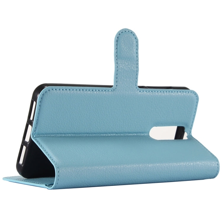 For ZTE  Blade A610 Plus Litchi Texture Horizontal Flip Leather Case with Holder & Card Slots & Wallet