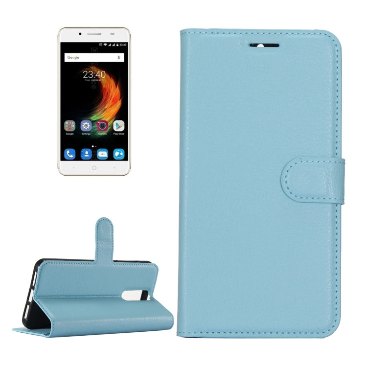 For ZTE  Blade A610 Plus Litchi Texture Horizontal Flip Leather Case with Holder & Card Slots & Wallet