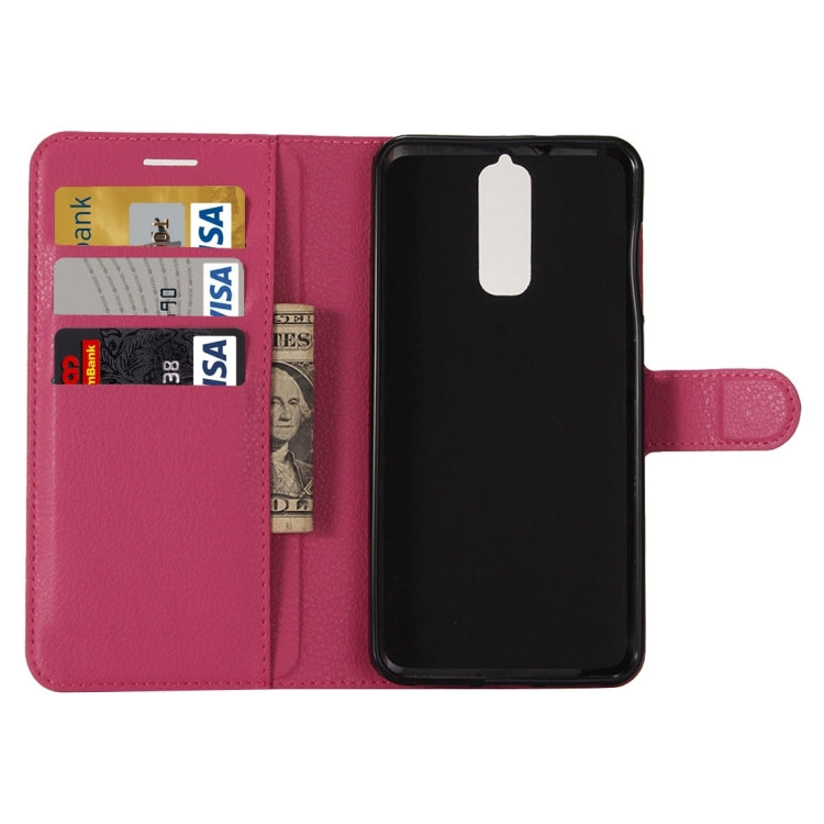 For ZTE  Blade A610 Plus Litchi Texture Horizontal Flip Leather Case with Holder & Card Slots & Wallet