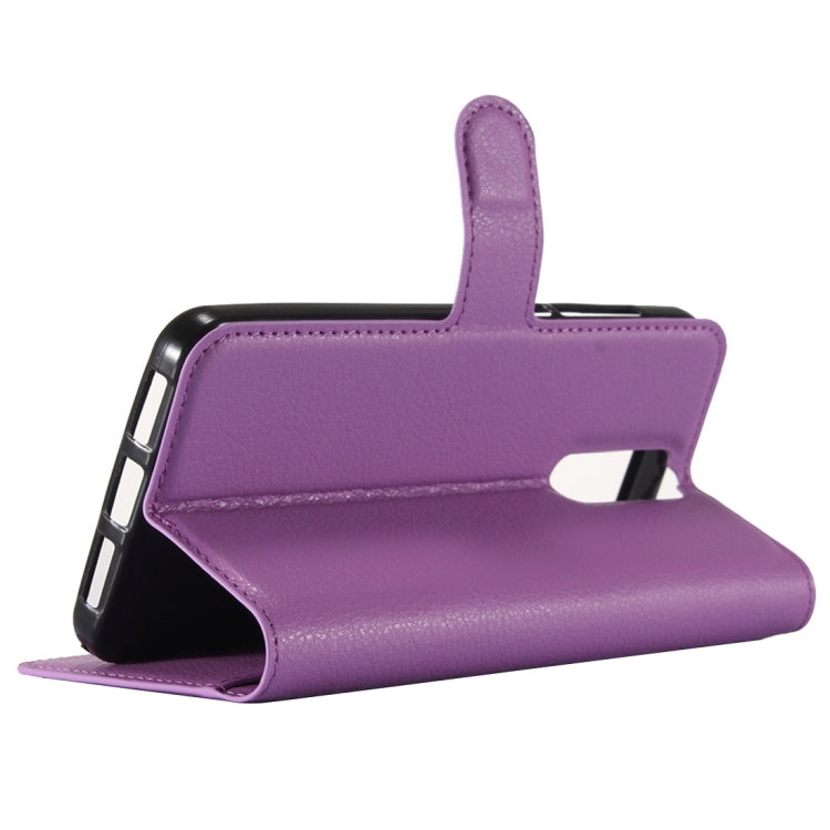 For ZTE  Blade A610 Plus Litchi Texture Horizontal Flip Leather Case with Holder & Card Slots & Wallet