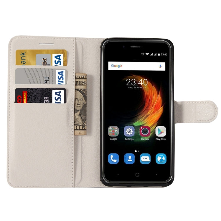 For ZTE  Blade A610 Plus Litchi Texture Horizontal Flip Leather Case with Holder & Card Slots & Wallet