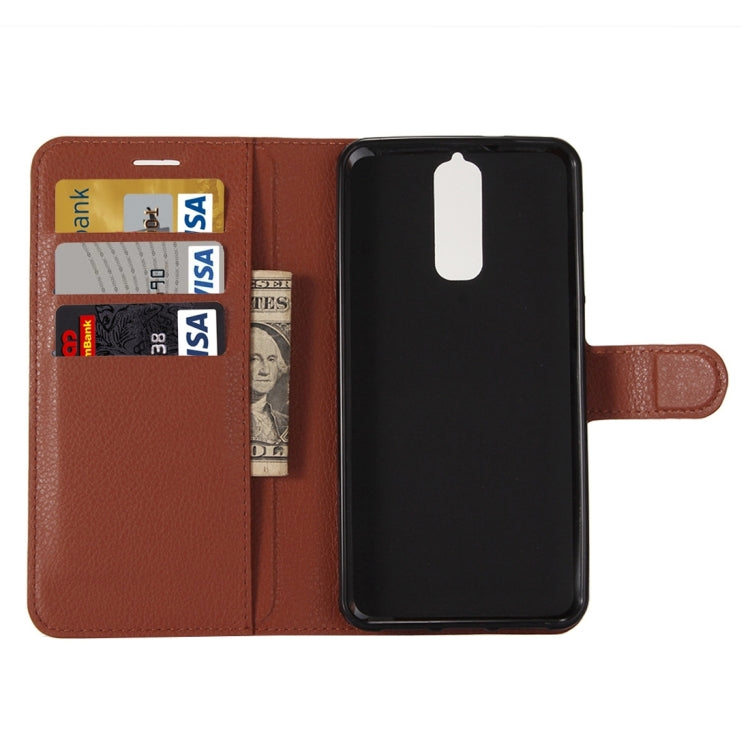 For ZTE  Blade A610 Plus Litchi Texture Horizontal Flip Leather Case with Holder & Card Slots & Wallet