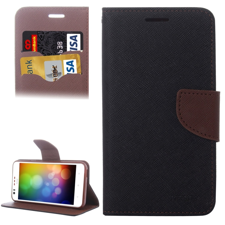 For HTC Desire 530 Cross Texture Horizontal Flip Leather Case with Magnetic Buckle & Holder & Card Slots & Wallet