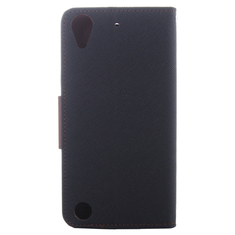 For HTC Desire 530 Cross Texture Horizontal Flip Leather Case with Magnetic Buckle & Holder & Card Slots & Wallet