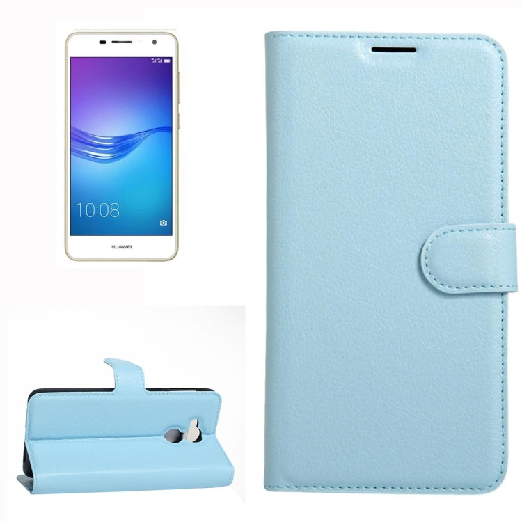For Huawei  Enjoy 6s Litchi Texture Horizontal Flip Leather Case with Holder & Card Slots & Wallet