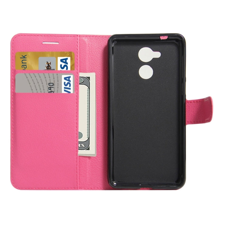 For Huawei  Enjoy 6s Litchi Texture Horizontal Flip Leather Case with Holder & Card Slots & Wallet