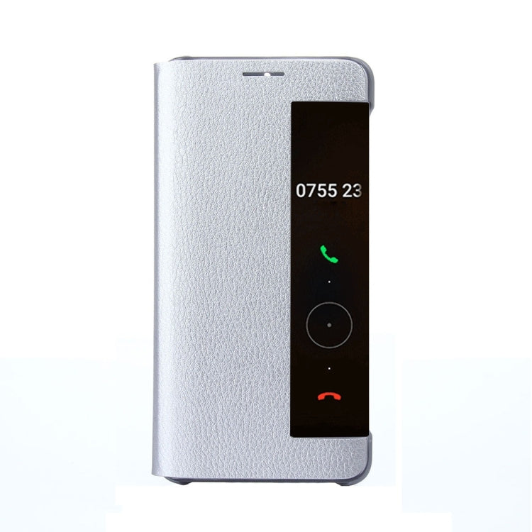 For Huawei  Mate 9 Pro Porsche Design Litchi Texture Horizontal Flip Leather Case with Call Display ID & Sleep / Wake-up Function