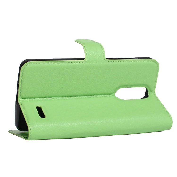 For ZTE  Grand X 4 Litchi Texture Horizontal Flip Leather Case with Holder & Card Slots & Wallet