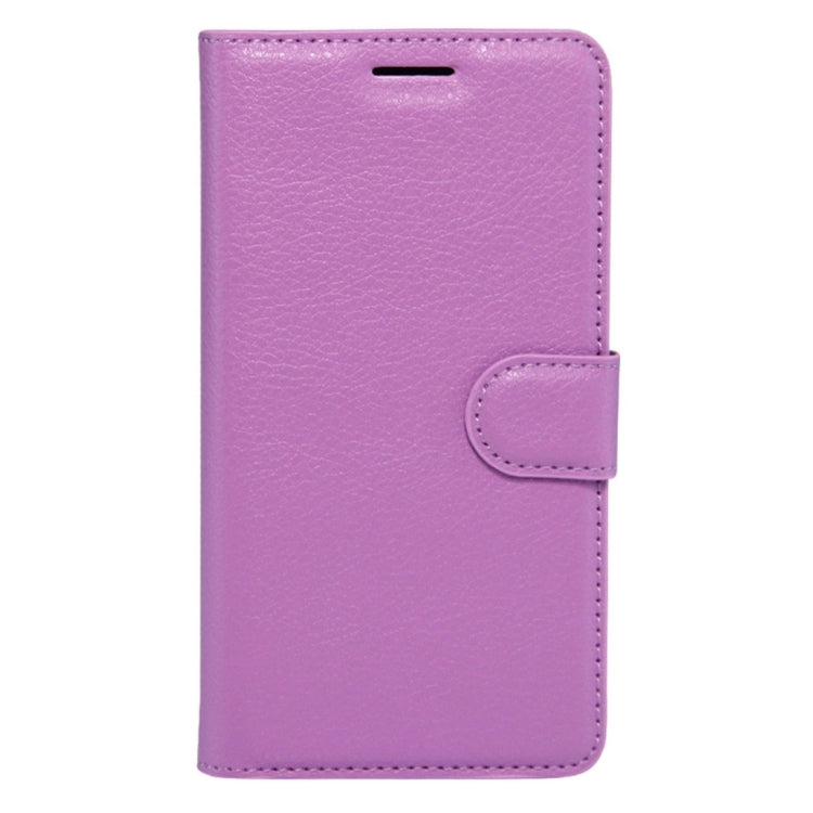 For ZTE  Grand X 4 Litchi Texture Horizontal Flip Leather Case with Holder & Card Slots & Wallet