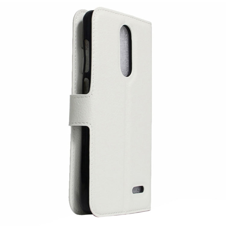 For ZTE  Grand X 4 Litchi Texture Horizontal Flip Leather Case with Holder & Card Slots & Wallet