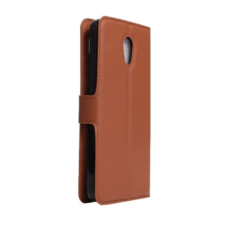 For Meizu  M5 Note Litchi Texture Horizontal Flip Leather Case with Holder & Card Slots & Wallet