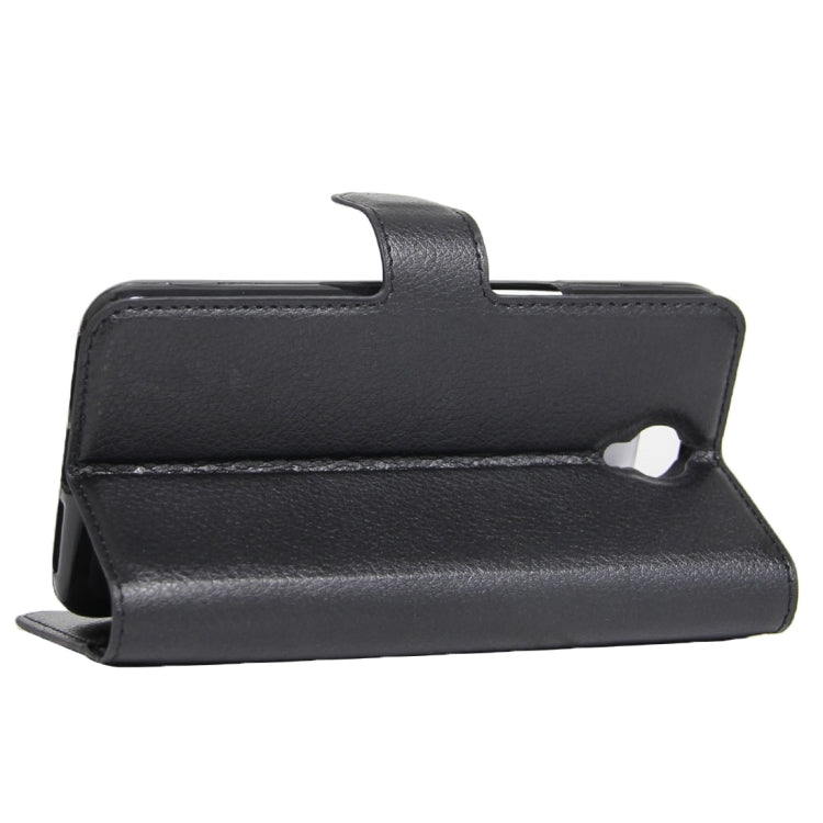 For Alcatel One Touch Idol X+ / 6043D Litchi Texture Horizontal Flip Leather Case with Holder & Card Slots & Wallet