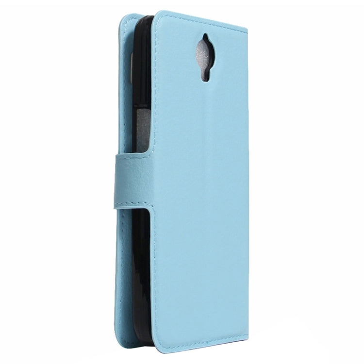 For Alcatel One Touch Idol X+ / 6043D Litchi Texture Horizontal Flip Leather Case with Holder & Card Slots & Wallet